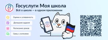 Информация о мобильном приложении «Госуслуги Моя школа»