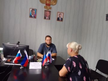 Сегодня, 19 августа 2026 года в Кировском районе г. Донецка состоялся приём граждан в Общественной приемной Общественного Движения «Донецкая Республика» и Единой России