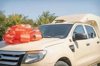 Молодежь ДНР передала броневик Интернациональной бригаде «Пятнашка»