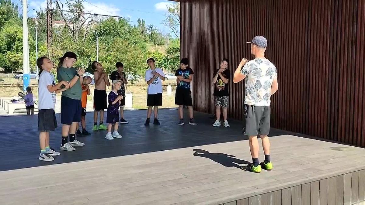 Для юных мариупольцев провели тренировку по дзюдо