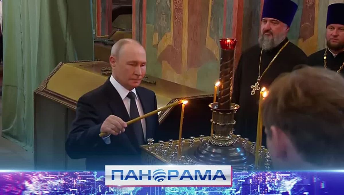 Владимир Путин помолился у мощей Дмитрия Донского