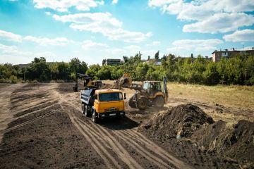 На Азотном начали строить новый физкультурно-оздоровительный комплекс