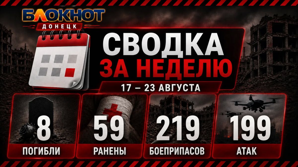 8 погибших и 59 раненых: итоги недели атак на ДНР