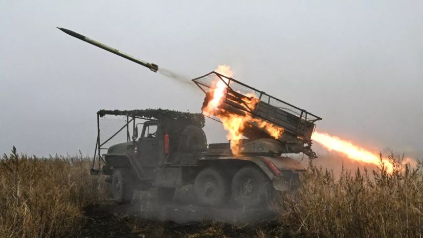 Расчёты РСЗО «Град» блокируют подходы ВСУ к населённому пункту Доброполье ДНР