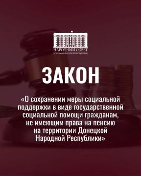 Как это работает?. В ДНР принят закон, сохраняющий ежемесячную социальную помощь в размере 7 300 рублей для граждан, не имеющих права на пенсию и получавших эту выплату до 1 января 2026 года