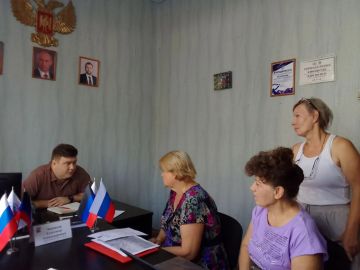 Сегодня, 26 августа 2026 года в Кировском районе г. Донецка состоялся приём граждан в Общественной приемной