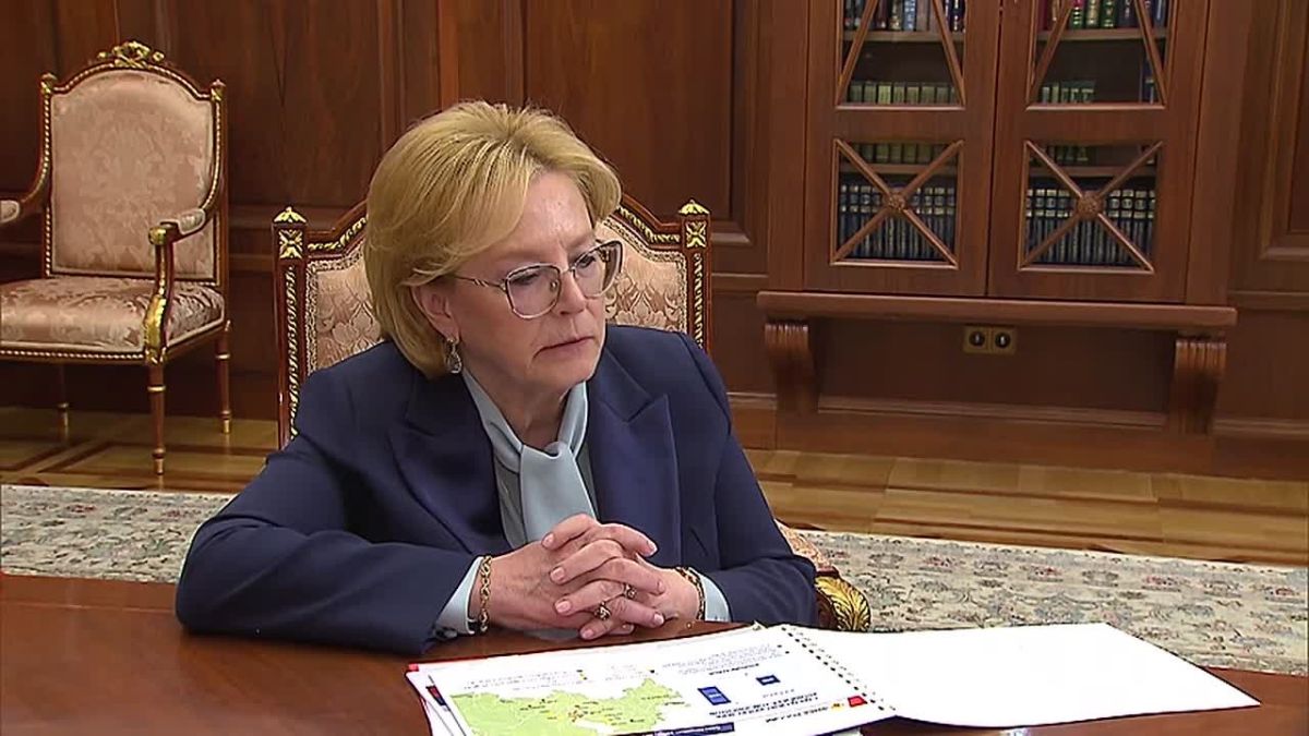 Президент России Владимир Путин встретился в Кремле с руководителем Федерального медико-биологического агентства Вероникой Скворцовой