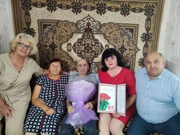 Поздравили ветерана культуры Ивана Ильича Шурда с 85-летним юбилеем