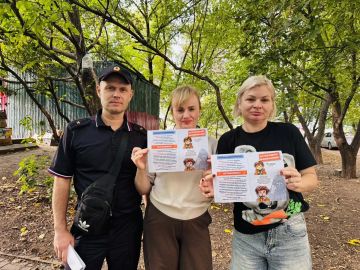 Полицейские ведут профилактическую работу в столице Республики