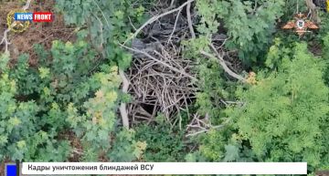 Кадры уничтожения блиндажей ВСУ