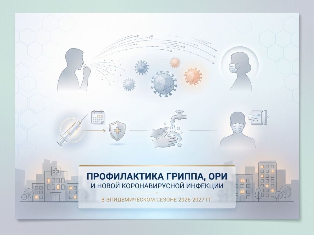 Профилактика гриппа, ОРИ и новой коронавирусной инфекции в эпидемическом сезоне 2026-2027 г