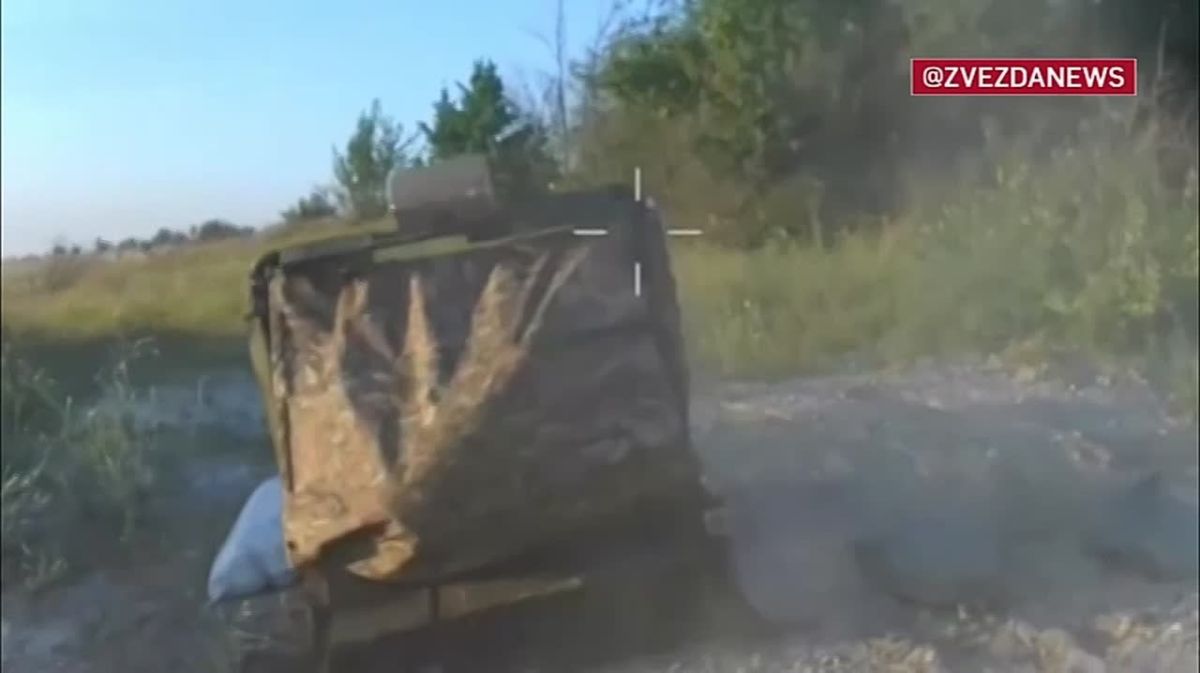 Кадры боев за Грузское в ДНР — перед началом операции по освобождению села расчеты ударных дронов уничтожили все выявленные огневые позиции противника