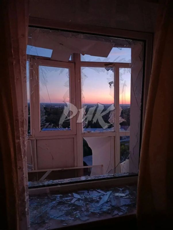 Иван Приходько: Вследствие удара дрона украинских террористов в Калининском районе Горловки повреждена квартира