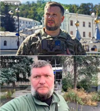 Олег Царёв: Видео из центра города Святогорска в ДНР на фоне местной Лавры выложил командующий 3-м армейским корпусом нацист Билецкий (террорист и экстремист в РФ), который заявил, что город является украинской тыловой зоной