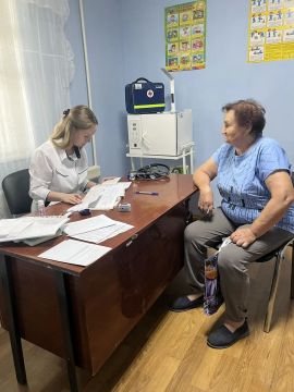 Выездная диспансеризация в селе Михайловка
