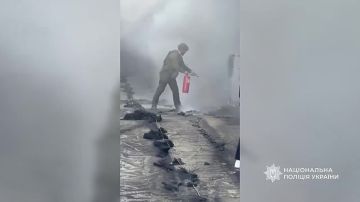 Последствия прилёта по табачной фабрике в Прилуках Черниговской области