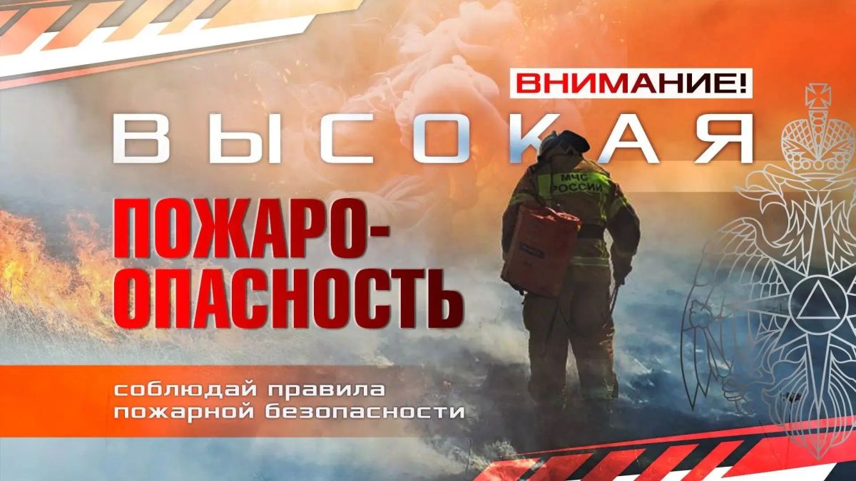 Высокая пожароопасность (4 класс) в ДНР, кроме Приазовья, ожидается в период с 9 по 11 сентября