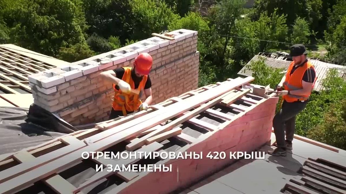 В воссоединенных регионах завершен капремонт 770 многоквартирных домов