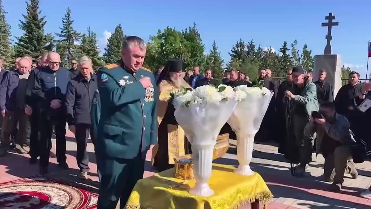 Мощи святого Дмитрия Донского доставили в Донбасс
