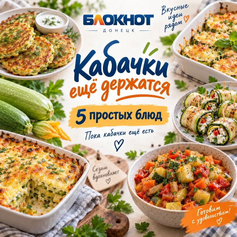 Кабачки ещё держатся — значит, готовим, пока сезон не ушёл