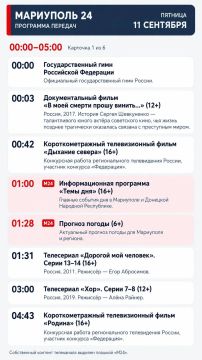 «Мариуполь 24» — программа передач