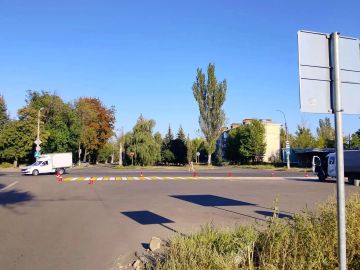 В Макеевке продолжаются работы по нанесению дорожной разметки