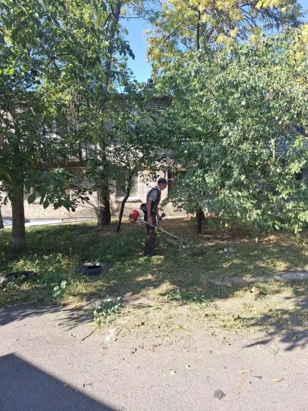 Наведён порядок на придомовых территориях