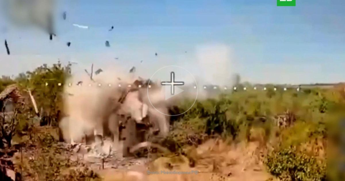 Минобороны показало видео боев за Весёлое в ДНР