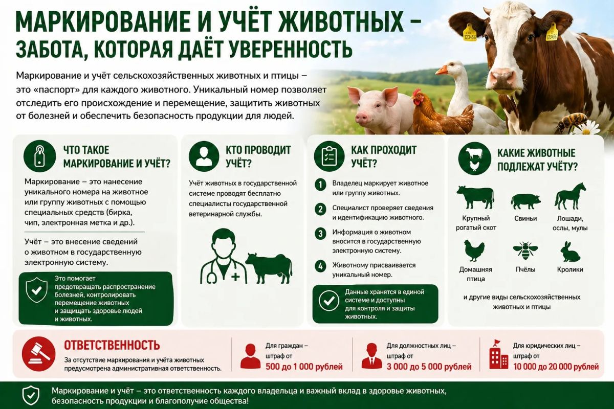 Уважаемые владельцы сельскохозяйственных животных и птицы!