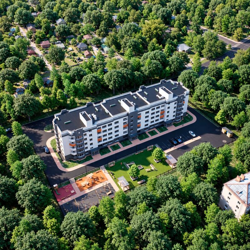 Новый жилой дом в Тельманово готов на 70%