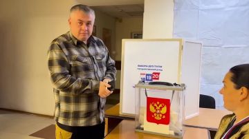 Илья Емельянов: Сегодня проголосовал на выборах депутатов Государственной Думы