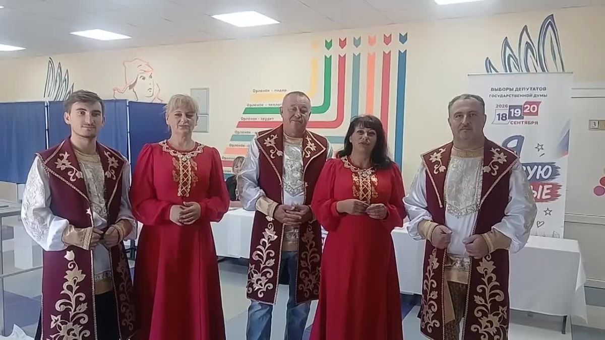 Вокальный ансамбль «Кварта» принял участие в голосовании