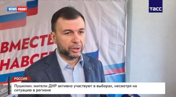 Пушилин: жители ДНР активно участвуют в выборах, несмотря на ситуацию в регионе