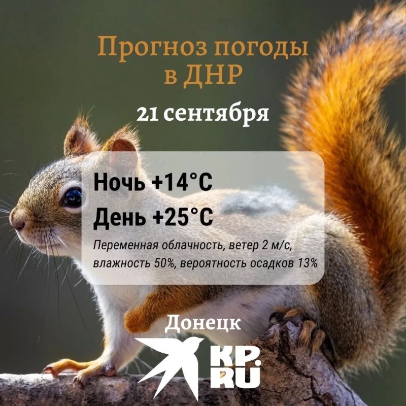 Сегодня в ДНР ожидается теплая пасмурная погода