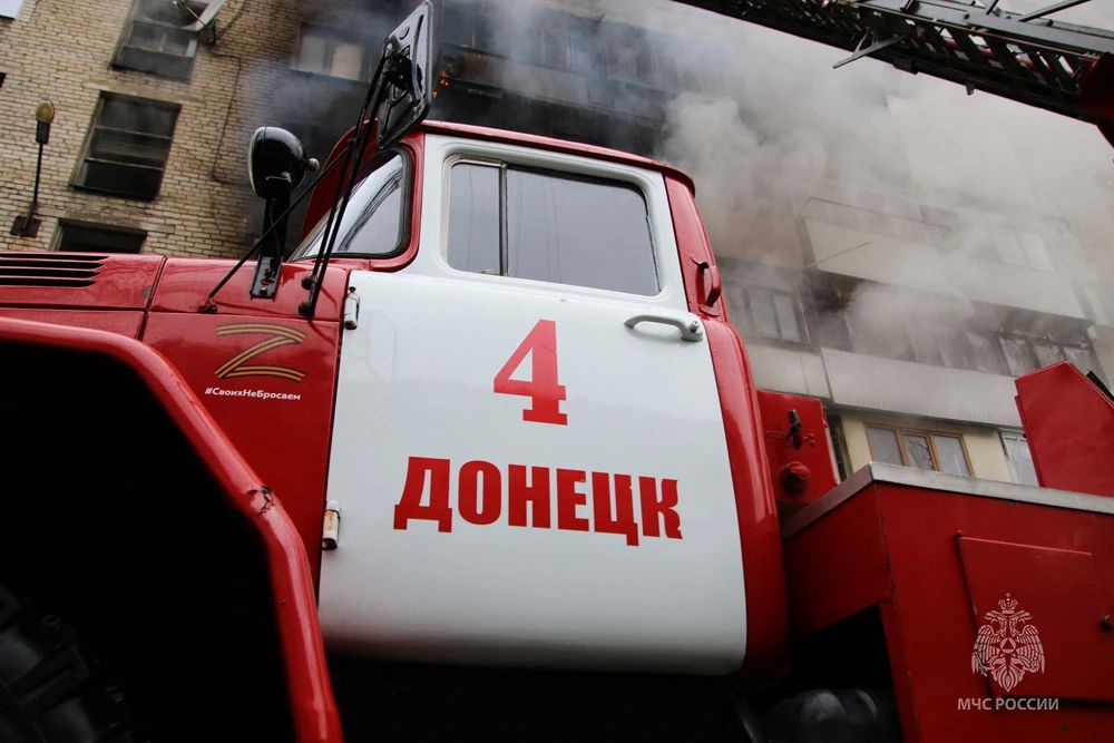 #МЧСДНР_СВОД за сутки. Ликвидировано 55 пожаров, из них 35 — ландшафтные