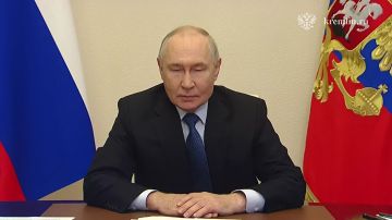 Это голосование — за вас: Президент РФ Владимир Путин обратился к бойцам на передовой перед совещанием с членами Правительства