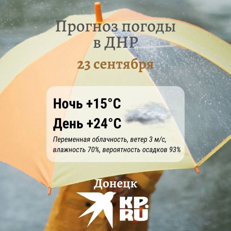 В ДНР сегодня переменчивая погода