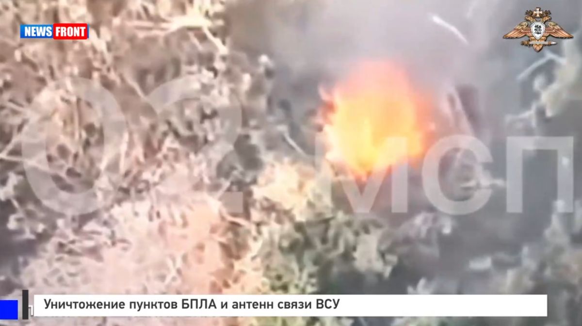 Уничтожение пунктов БПЛА и антенн связи ВСУ