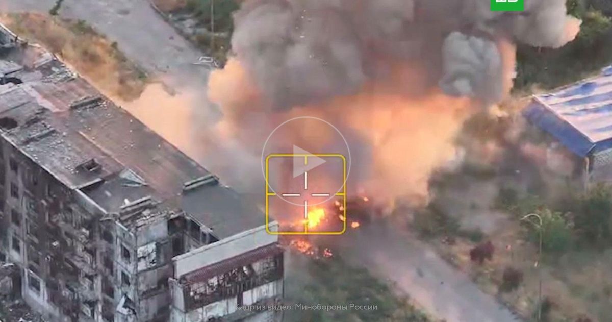 Минобороны показало уничтожение окруженных в Доброполье вэсэушников