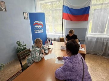 24 сентября, депутат Народного Совета Донецкой Народной Республики Александра Усачева провела приём граждан в общественной приемной Кировского внутригородского района городского округа Макеевка