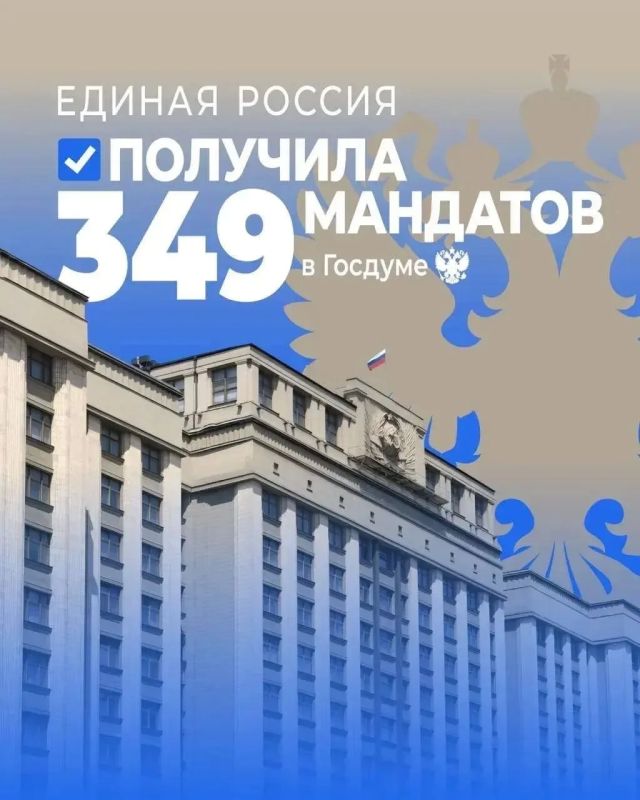 Единая Россия получила около 58 процентов голосов граждан