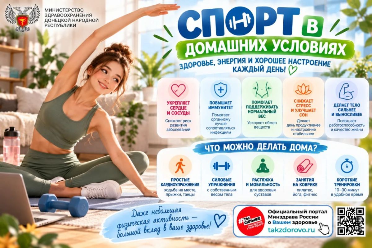 Спорт дома: как поддерживать форму без спортзала