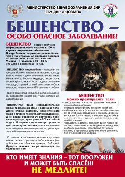 Бешенство не лечится. Его можно только предотвратить