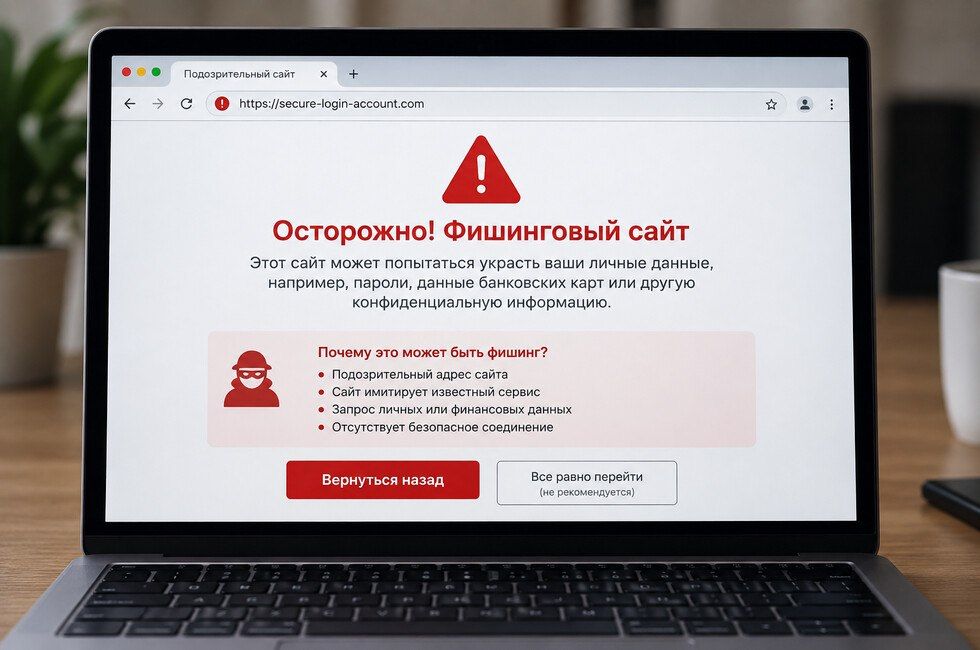 Одна буква на миллион: как фишинговые сайты крадут ваши деньги и данные