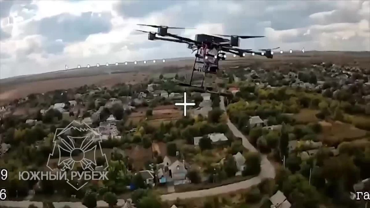 Владимир Разин: Сбитие украинских тяжелых гексакоптеров в небе над Краматорским направлением