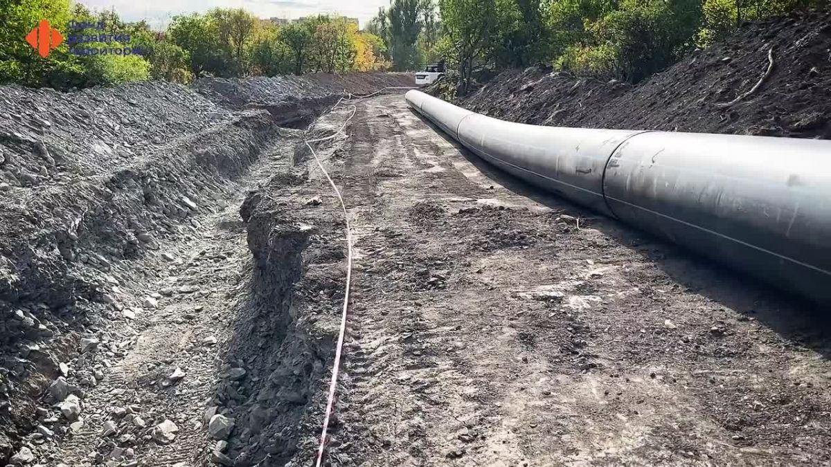В Макеевке продолжается масштабная реконструкция водовода под контролем ФРТ