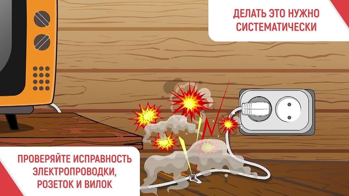Меры предосторожности при использовании нагревательных приборов!