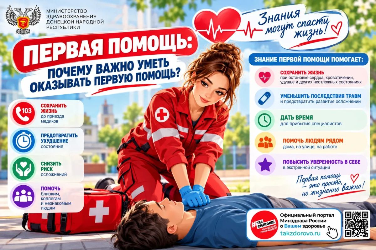 Первая помощь: почему важно уметь ее оказывать?