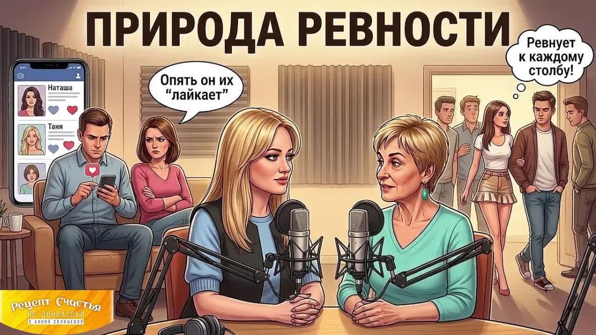 - Он меня ревнует к каждому столбу!