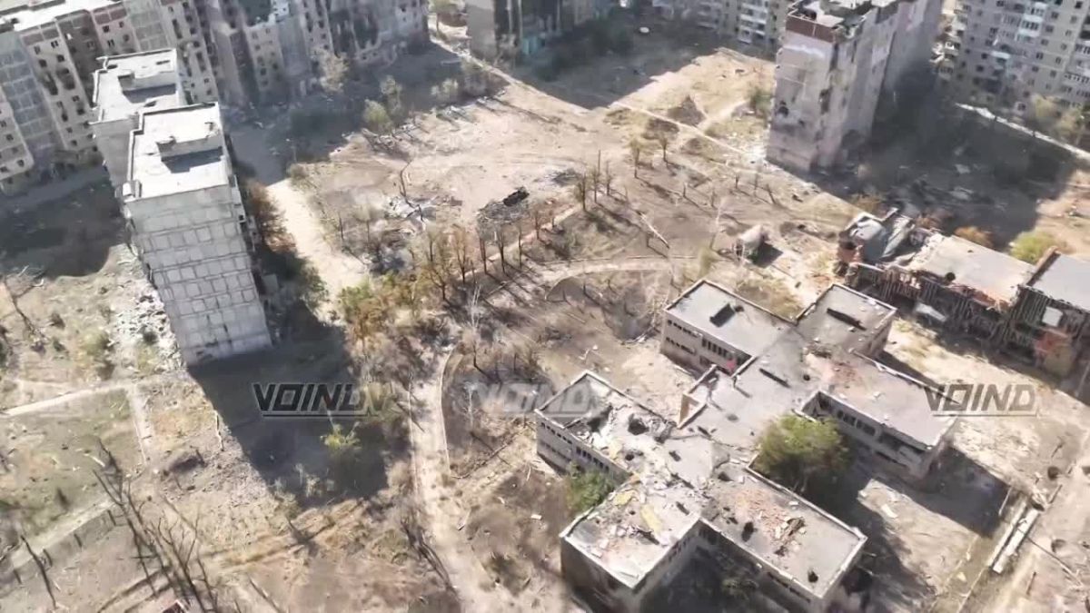Архивные кадры из освобожденного Угледара
